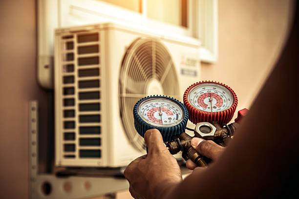 Professional Hvac Maintenance technician working in Forsyth, GA